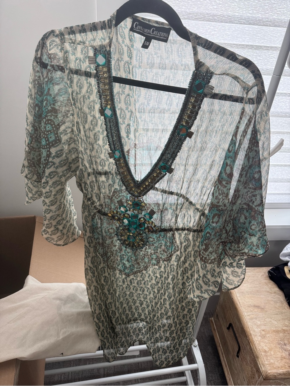 Cinnamon Creations Embellished Tunic
